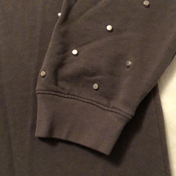 Massimo Fabro Italy 80s sweatshirt dress with studs on arms - Picture 9 of 11